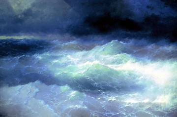 Entre las olas 1898 Romántico Ivan Aivazovsky ruso Pinturas al óleo